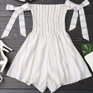 Striped romper from Zaful✨💫